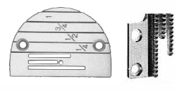 12482 Needle Plate & 12481 Feed Dog