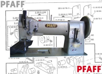 Pfaff 145 Industrial Sewing Machine Parts Manual 