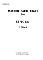 SINGER 20U43 Parts Book