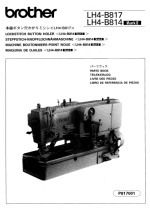 BROTHER LH4-B814 & LH4-B817 Parts Book