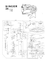 SINGER 29U171A & U172 Parts Book