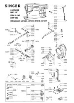 SINGER 457G105 Parts List