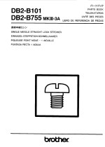 BROTHER Db2-B755 Mk3A & DB2-B101 Parts Book