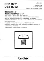 BROTHER DB2_B721 Parts List