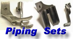 PIPING FOOT SETS For Walking Foot Lockstitch Machines