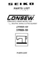 SEIKO LSW-8BL Parts Book